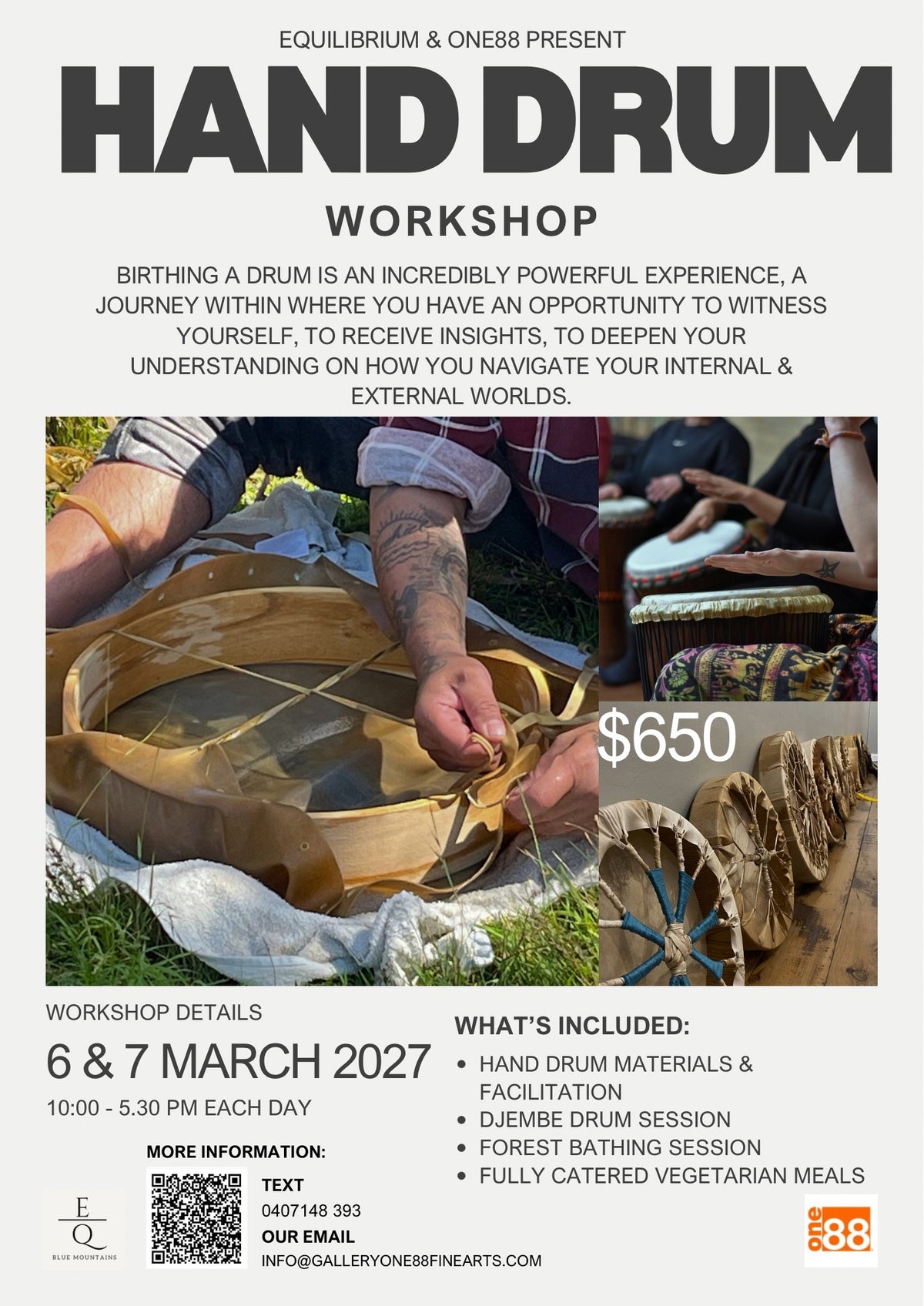Intensive Drum Workshop - 6 & 7 MARCH 2027